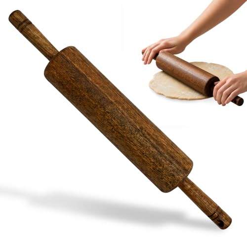 Acacia Wood Dough Rolling Pin (Wood)