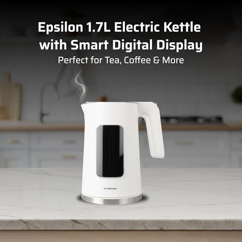LCD Electric Kettle 1100W (EK White LCD)