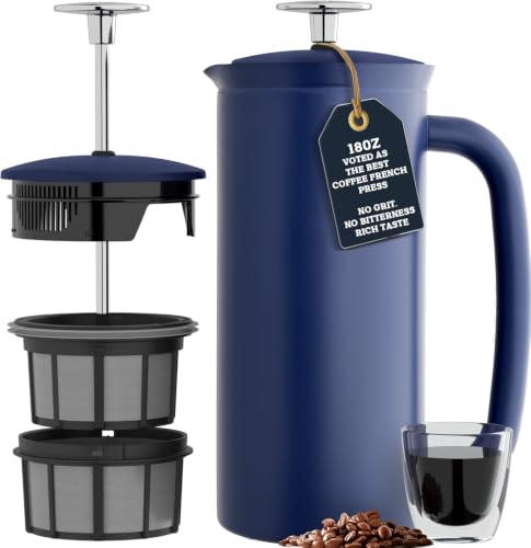 P7 French Press (18 oz / Aegean Blue)