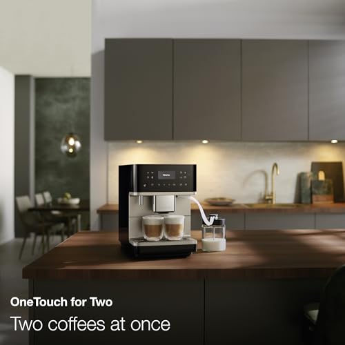 CM 6360 MilkPerfection Fully Automatic Coffee & Espresso Machine (Obsidian Black & Clean Steel Metallic)
