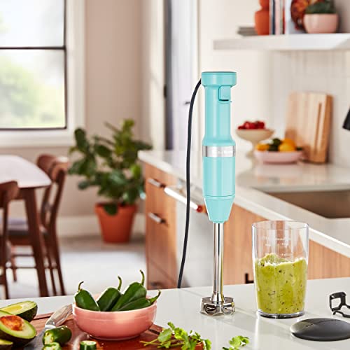 Variable Speed Corded Hand Blender (Aqua Sky)
