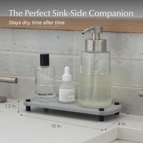 Home Stone Kitchen Sink Caddy (Ash)