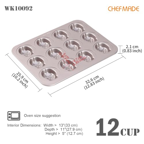 12 Cup Fish Cake Pan Non (06 - Fish 12 Cups)