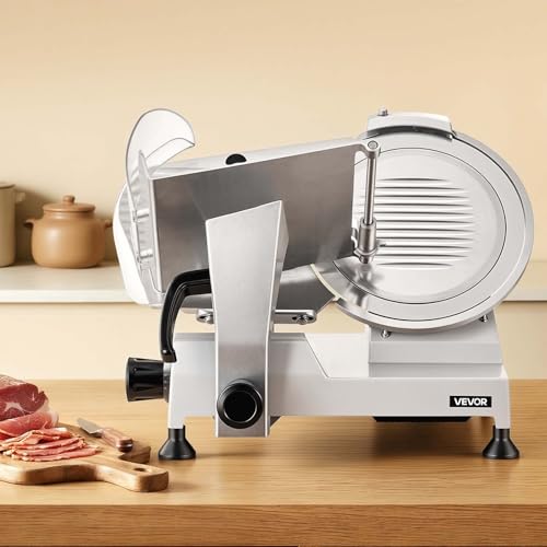 12" Commercial Meat Slicer 320W Electric Deli Food Cutter (12inch / Silver)