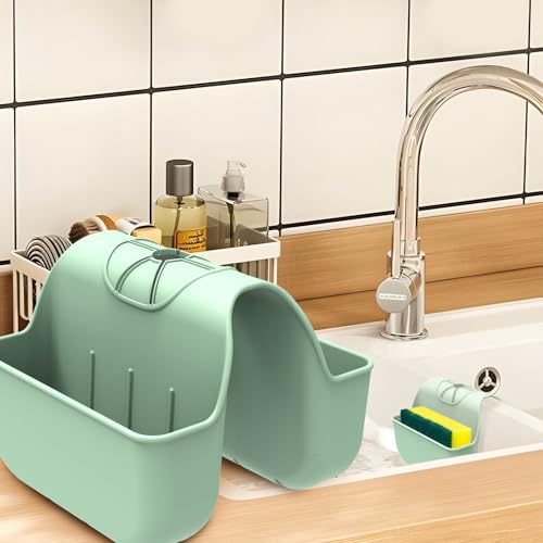 Sponge Holder for Kitchen Sink (Green)