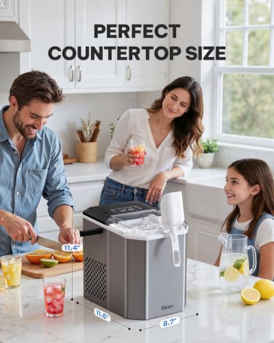 Ice Makers Countertop (Stainless Steel / 26 lbs)