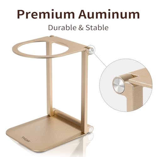 Pour Over Coffee Maker Stand (Golden / Round)