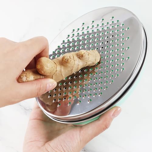 Cheese Grater Citrus Lemon Zester with Food Storage Container & Lid