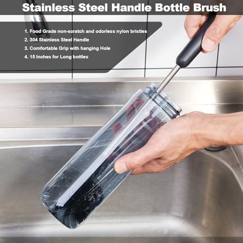 Water Bottle Brush with Straw Cleaner