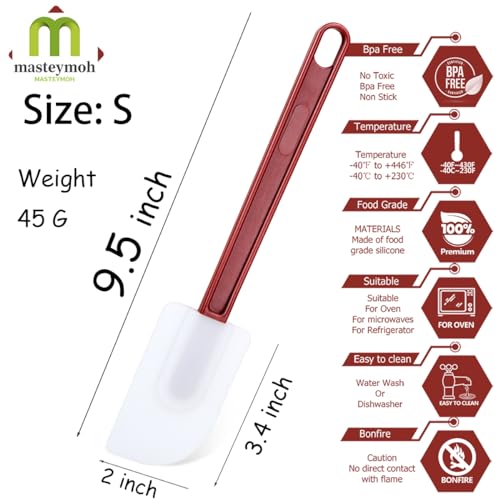 Flexible Rubber Spatulas 5PCS