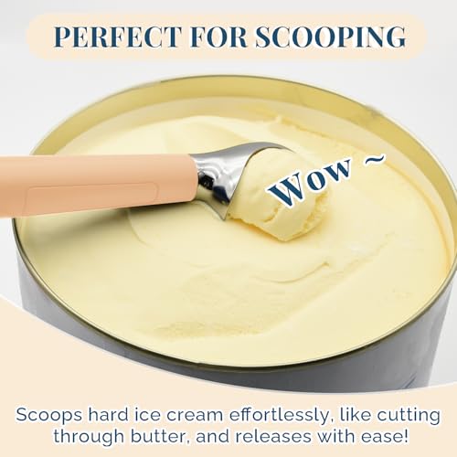 Heated Ice Cream Scoop Rechargeable (Butter Yellow / 2 oz)