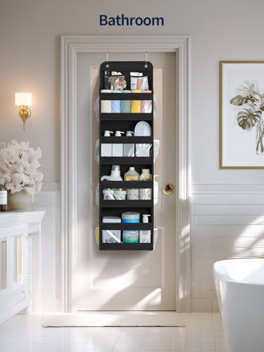 5 Tier Over the Door Organizer (Black / 5 Tier)