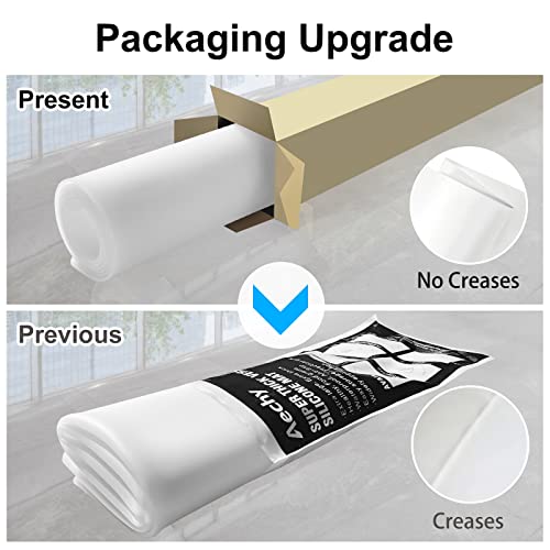 Extra Large Silicone Mat 35.3"x23.5"x0.08" (Translucent / 36"L x 24"W)