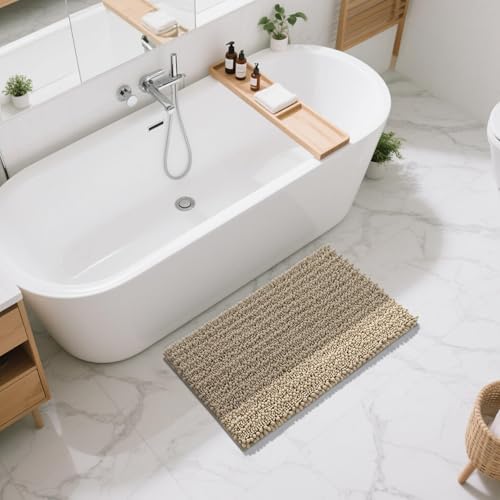 Large Bathroom Rugs Non Slip Washable 36x24 Inch