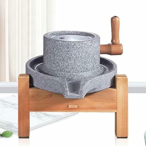Natural Granite Grain Mill Grinder (22cm(8 5/8")x35cm(13 3/4"))