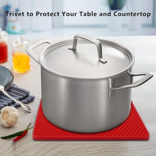 Silicone Trivets for Hot Pots and Pans (4 Count)