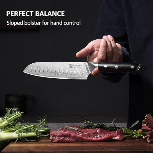 3 Pieces Chef Knife Set (Black,Silver)