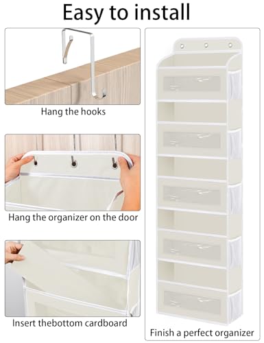 Over The Door Organizer (E Beige / 2 Pack)