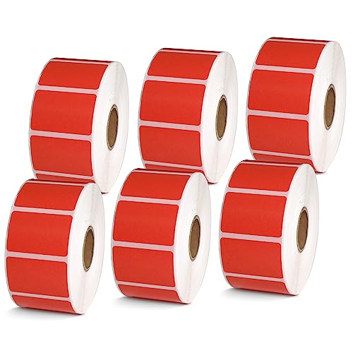 1.5" x 1" 38 mm x 25 mm (1.5 in x 1 in / Red)