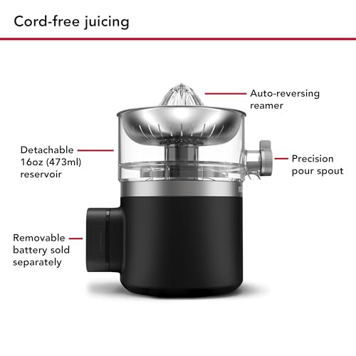 Go Cordless Citrus Juicer (Black Matte)