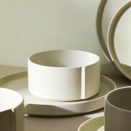 Bao 4 Piece Bowl Set Stoneware (Beige / 4-Piece - Cereal Bowl)
