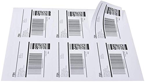 6 up 3-1/3 X 4 Sticker Labels Shipping Address Labels for Laser/Ink Jet Printer,2000 Sheets,Total 12000 Labels (3-1/3" x 4" (6-UP) / 2000 Sheets)