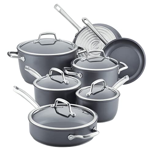 Accolade Forged Hard Anodized Nonstick Pots & Pans (Cookware Set (12 Piece))