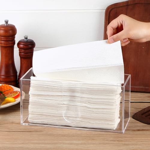 4Pack Acrylic Countertop Paper Towel Dispenser (4 Count)
