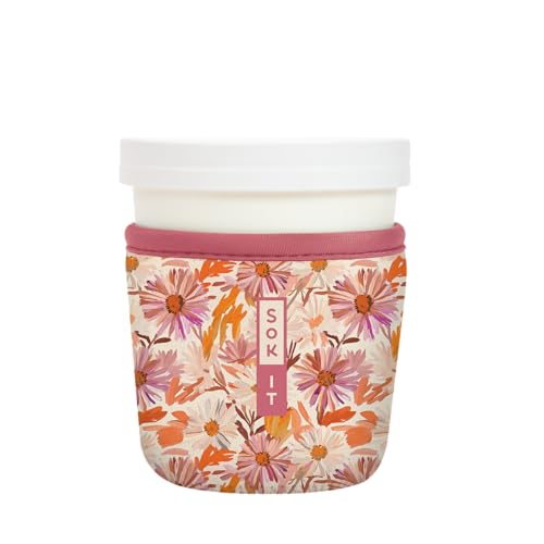 IceCreamSok Insulated Neoprene Cover (Pick Me Petals / Fits Tapered Pints)