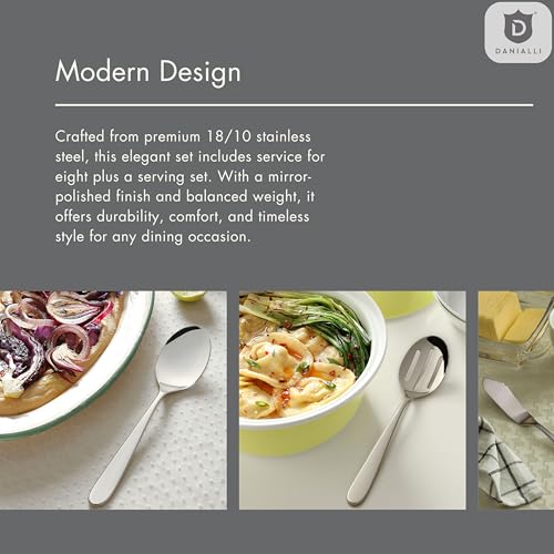 Silverware Set for 8 with Serving Utensils (45-Piece Including a Serving Set)