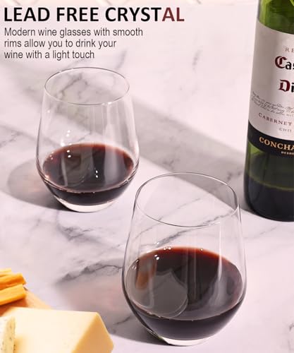 Wine Glasses Set (Set of 6-15 oz)
