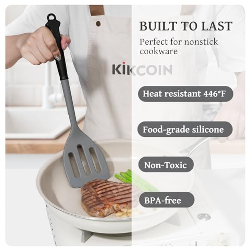 43 PCS Silicone Kitchen Utensils Set (Gray)