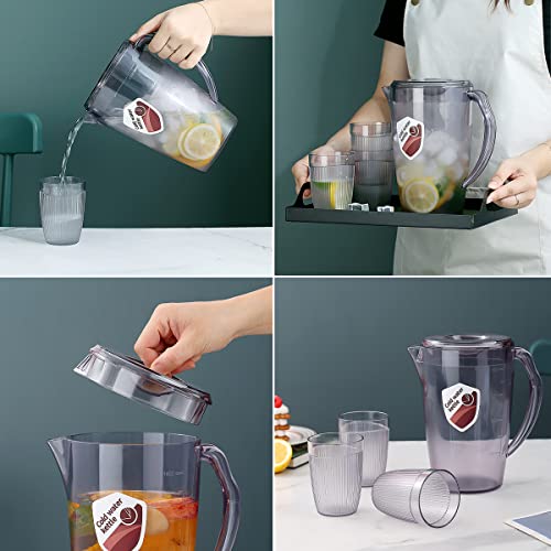 Plastic Pitcher with 3 Cup