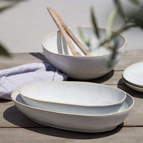 Ceramic 12.25" x 6.75" Oval Baker (Eivissa Sand Beige / 12" Oval Baker)