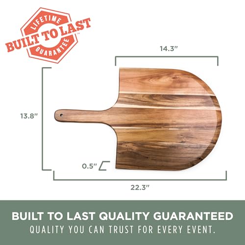Acacia Wood Pizza Spatula Peel