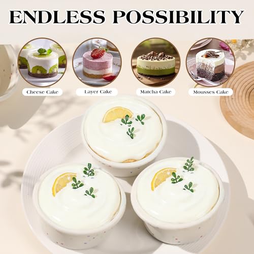 4 Inch Silicone Round Cake Pans (Round / 4 inch)