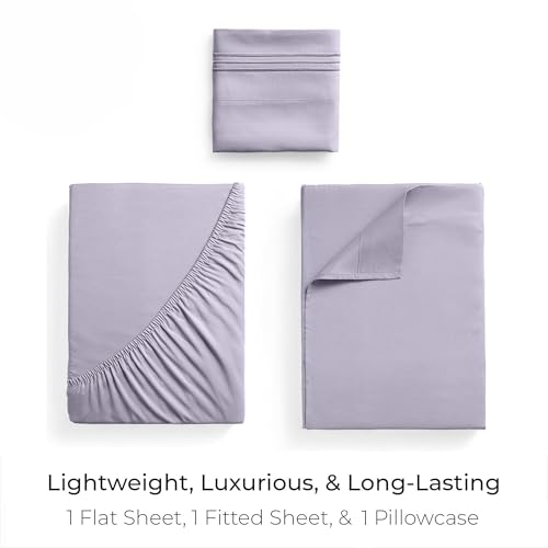 Iconic 3 Piece (1335 Lavender / Twin - EXTRA DEEP pocket)