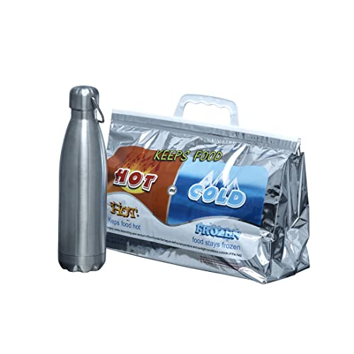 Hot and Cold Insulated Bags for Food Delivery (Small (Lunch Size))