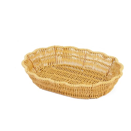 2Pack Fruit Baskets Wicker Bread Basket