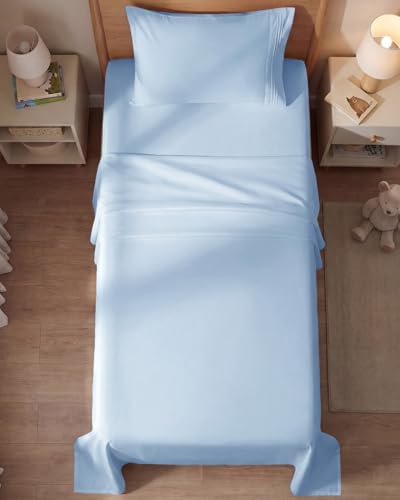 Twin Size 3 Piece Sheet Set (24 - Sky Blue / Twin)
