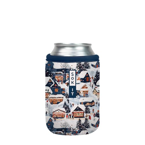 CanSok Sleeve for Beer & Soda Insulated Neoprene Cover (Peak Season / 12oz Can Sleeve)