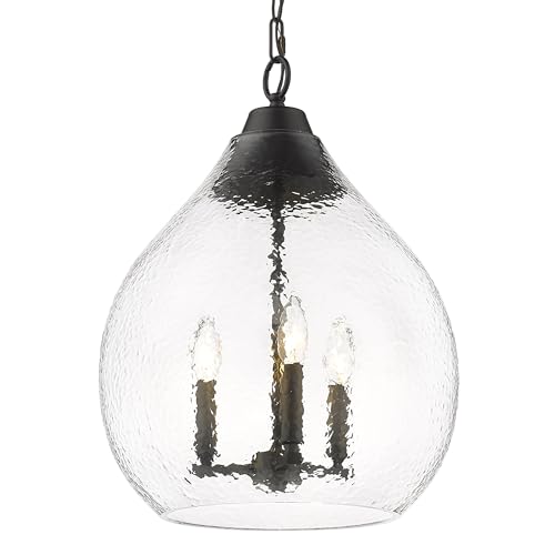 Ariella 3 Light Pendant in Matte Black (Black)