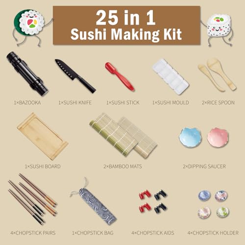 Deluxe Sushi Making Kit 25