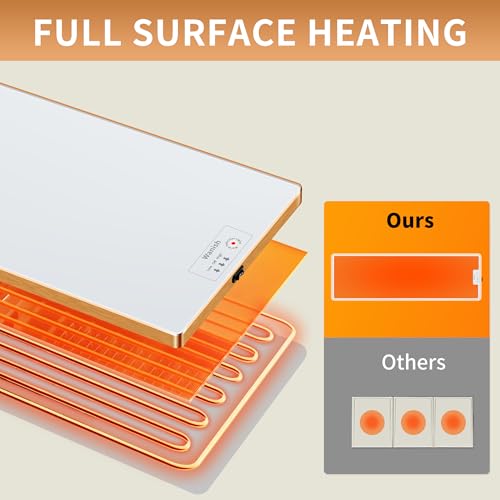 Electric Warming Tray (White / Extra Long-59"x12")