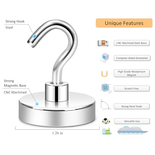 Magnetic Hooks (10 Count)