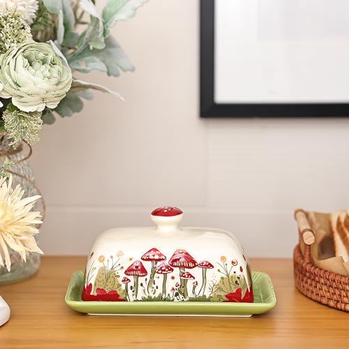 Ceramic Butter Dish with Lids