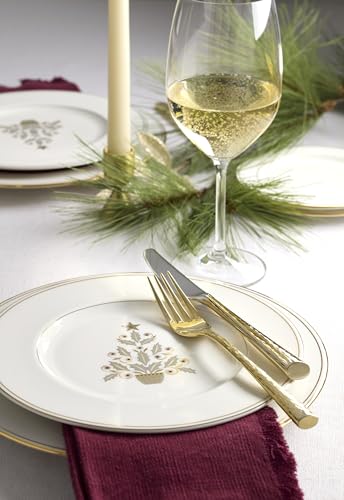 Federal Gold Christmas Accent Plates (Christmas Accent Plates, Set of 4)