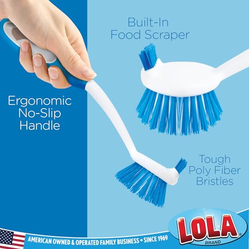 Dish Brush Scrubber for Kitchen (2 Count)