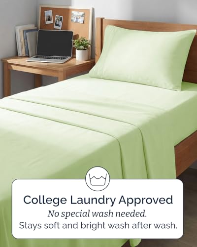Twin XL 3 Piece Sheet Set (16 - Light Sage Green / Twin XL)