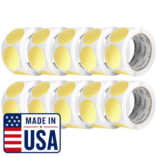Metallic Gold Perforated Round Circle Dot Sticker 2 (Metallic Gold / 2 Inch)